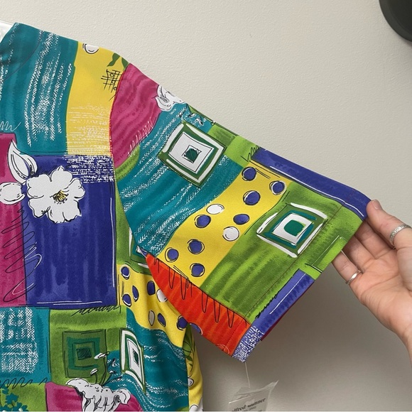 Vintage Alfred Dunner ‘Mardi Gras’ Blouse - Picture 4 of 12